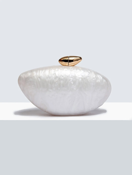 The Maggie Pearl Acrylic Clutch
