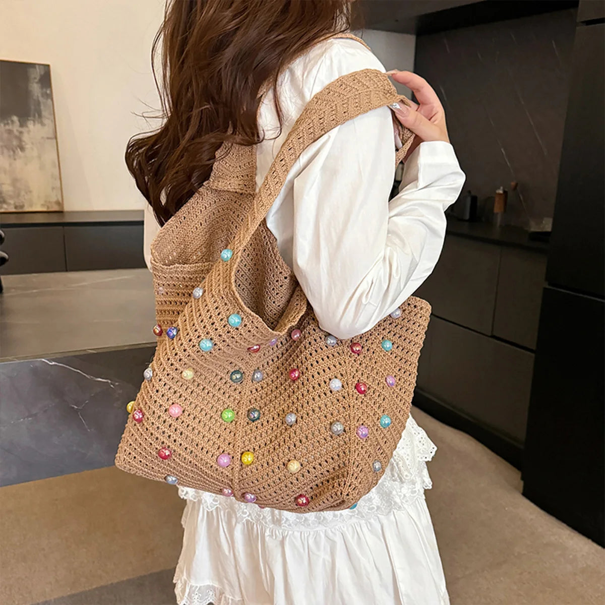 The Amara Knitted Tote